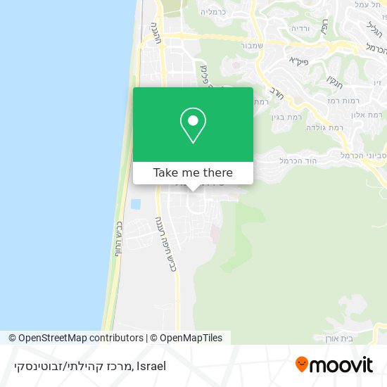 מרכז קהילתי/זבוטינסקי map