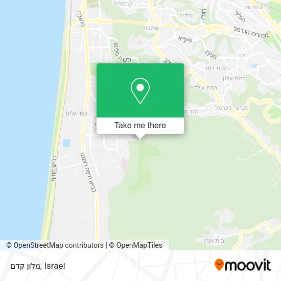 Карта מלון קדם