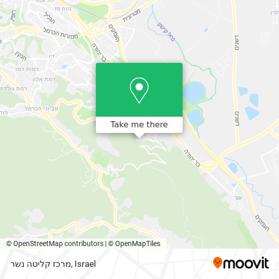 מרכז קליטה נשר map