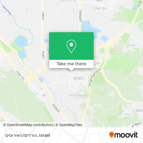 הורדים/האירוסים map