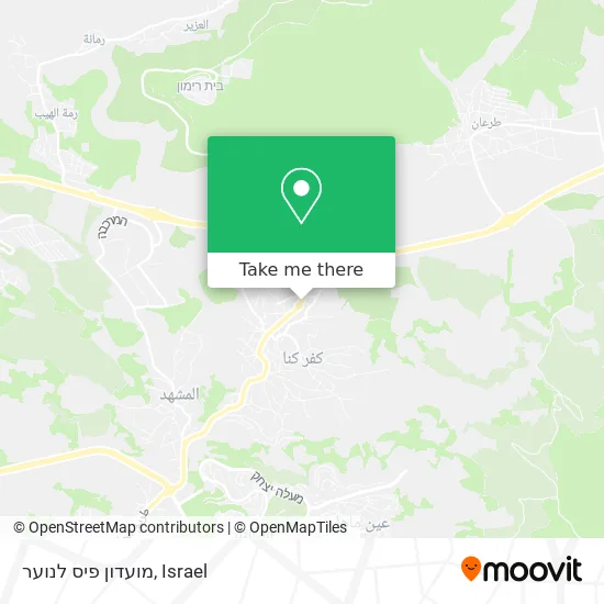 Карта מועדון פיס לנוער