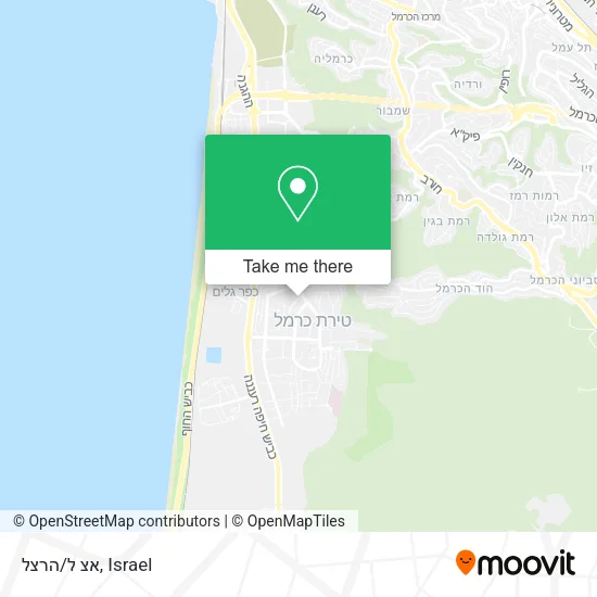 Карта אצ ל/הרצל
