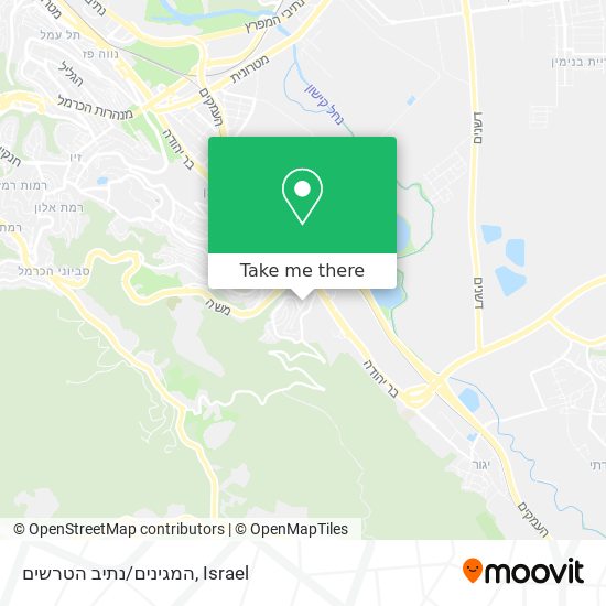 Карта המגינים/נתיב הטרשים