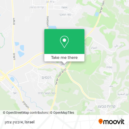 איבטין צפון map