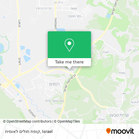 קופת חולים לאומית map