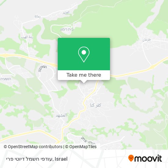 עודפי חשמל דיוטי פרי map