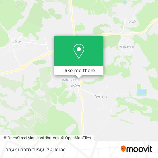 טלי עוגיות מזרח ומערב map