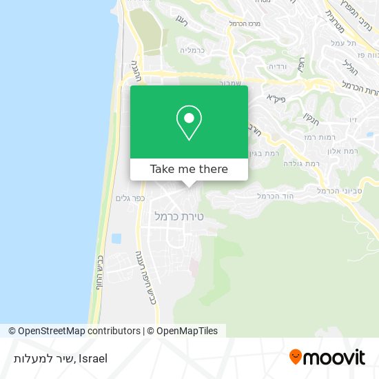 שיר למעלות map