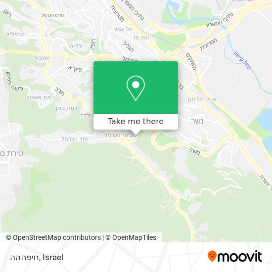 חיפההה map