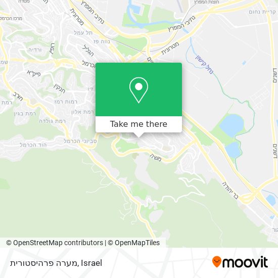 מערה פרהיסטורית map