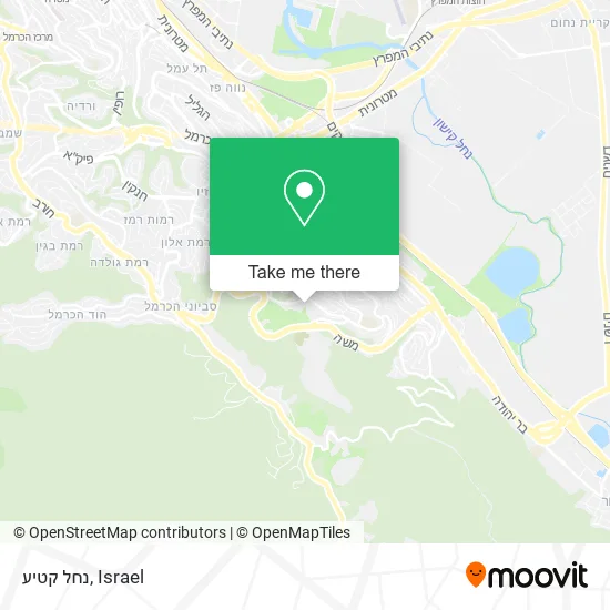 Карта נחל קטיע
