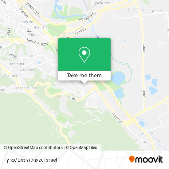 ששת הימים/פרץ map