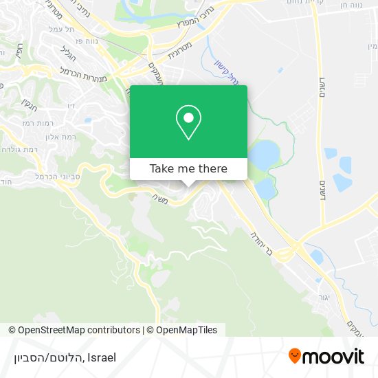 הלוטם/הסביון map