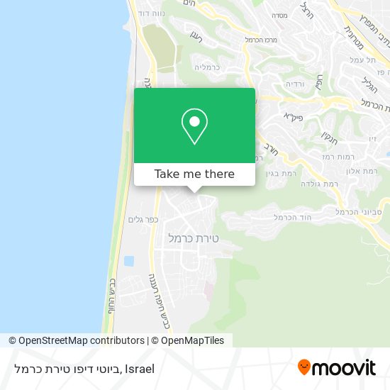 ביוטי דיפו טירת כרמל map