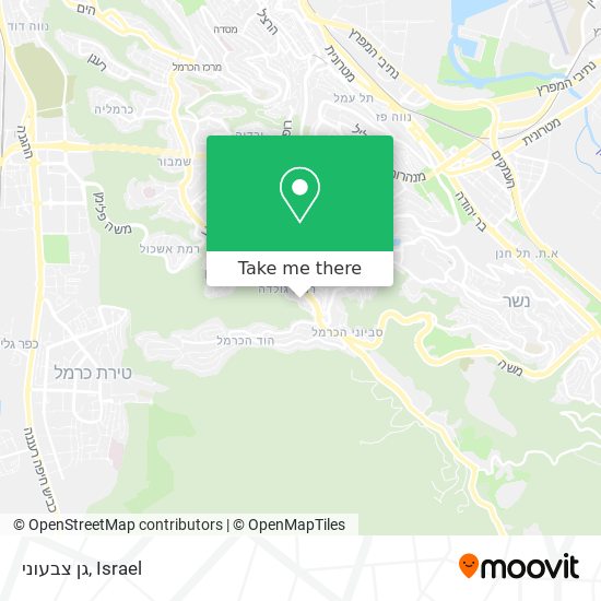 גן צבעוני map