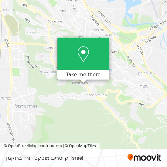 קייטרינג מוסקט - ורד ברוקמן map