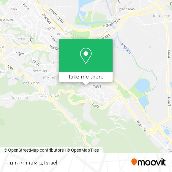 גן אפרוחי הרמה map