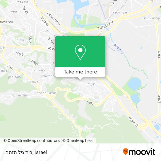 בית גיל הזהב map