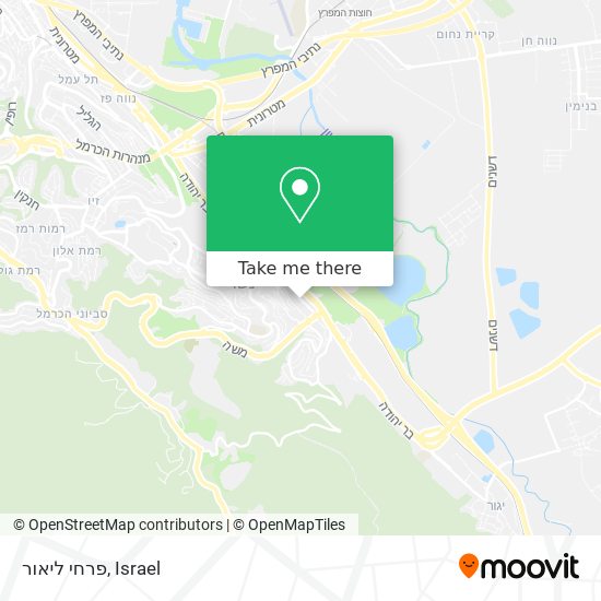 פרחי ליאור map