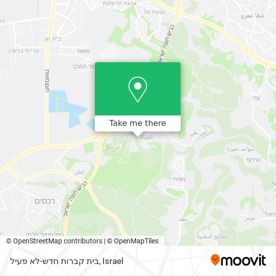 בית קברות חדש-לא פעיל map