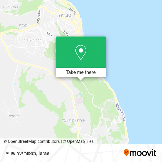 Карта מצפור יער שוויץ