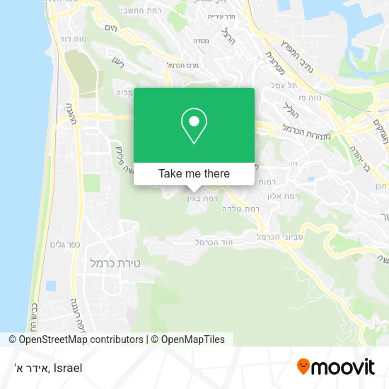 Карта 'אידר א