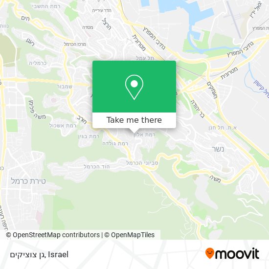 גן צוציקים map