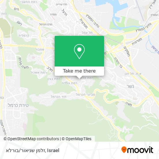 זלמן שניאור/בורלא map