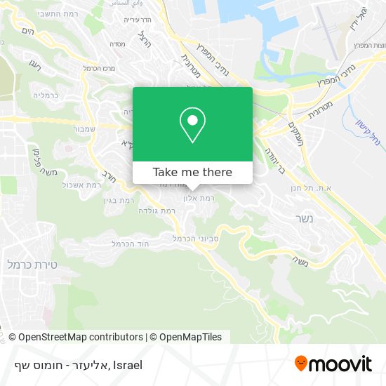 אליעזר - חומוס שף map