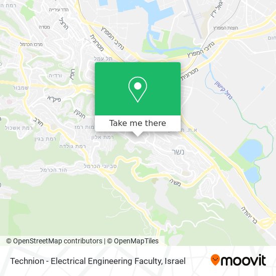 Technion - Electrical Engineering Faculty map