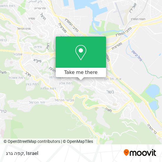 קפה גרג map