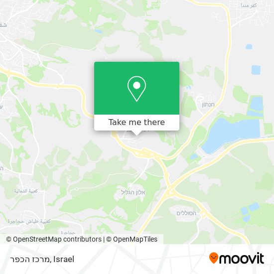 Карта מרכז הכפר