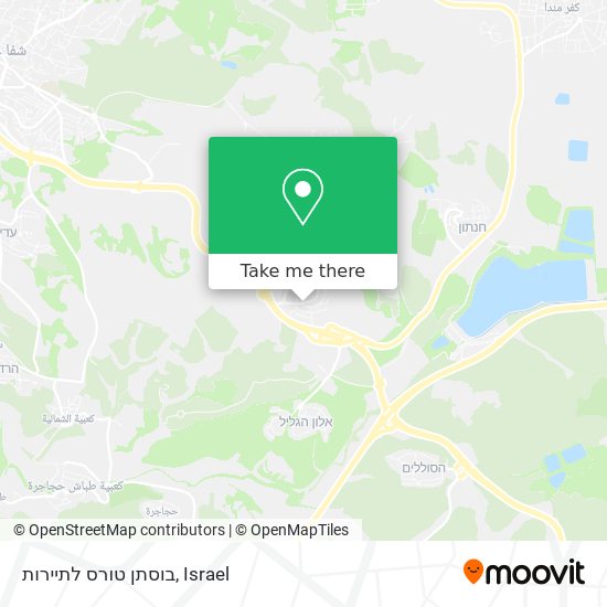 בוסתן טורס לתיירות map