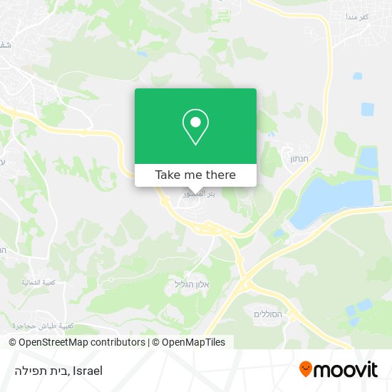 בית תפילה map