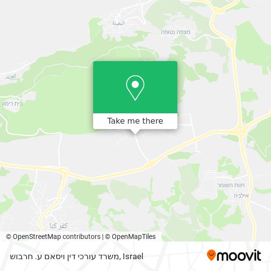 משרד עורכי דין ויסאם ע. חרבוש map