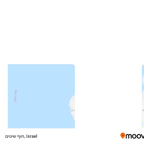 חוף שיטים map