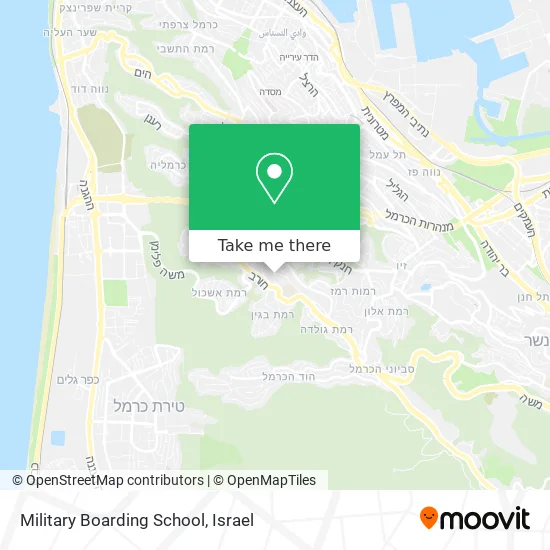 Карта Military Boarding School