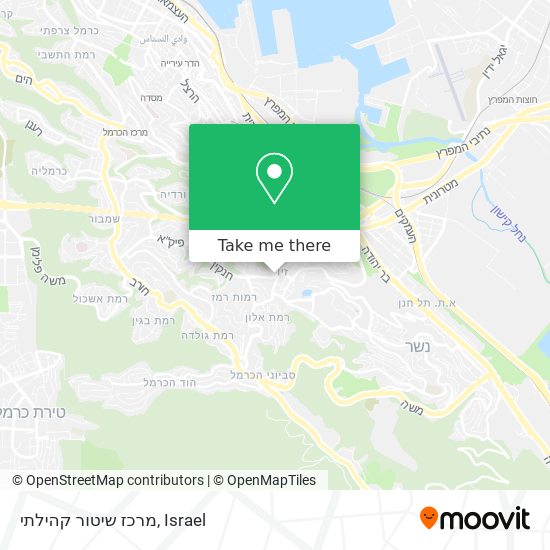 מרכז שיטור קהילתי map