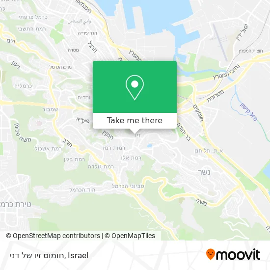 Карта חומוס זיו של דני