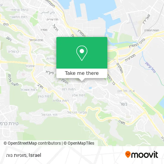 Карта מוניות נוה