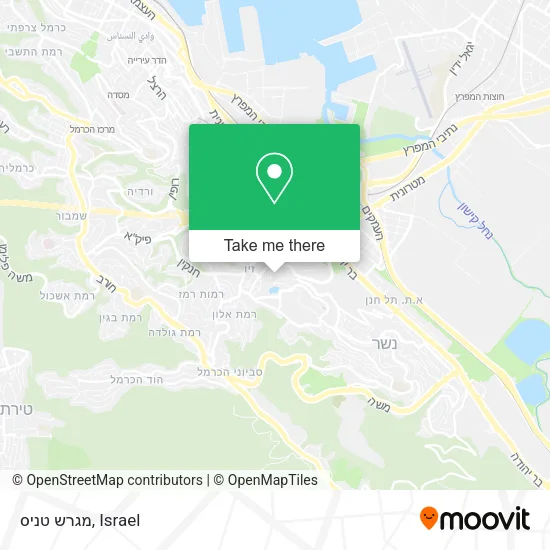 Карта מגרש טניס
