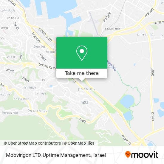 Moovingon LTD, Uptime Management. map