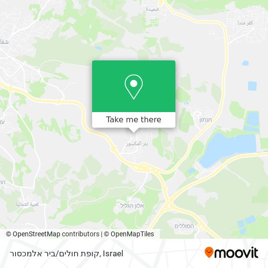 קופת חולים/ביר אלמכסור map