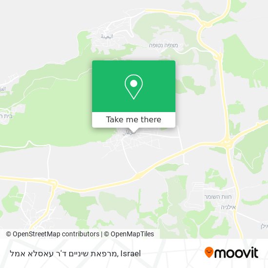 מרפאת שיניים ד'ר עאסלא אמל map