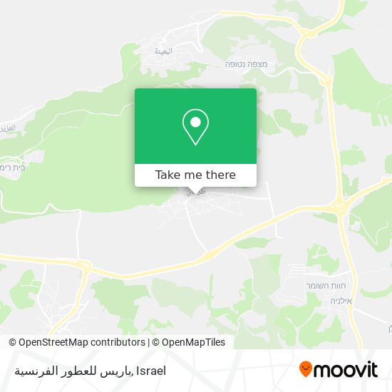 باريس للعطور الفرنسية map