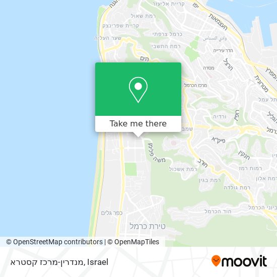 מנדרין-מרכז קסטרא map
