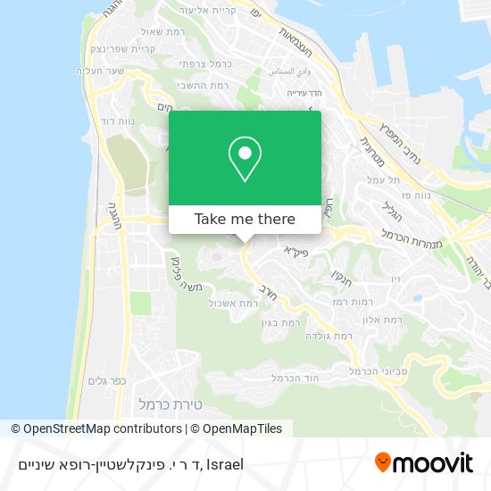 ד ר י. פינקלשטיין-רופא שיניים map