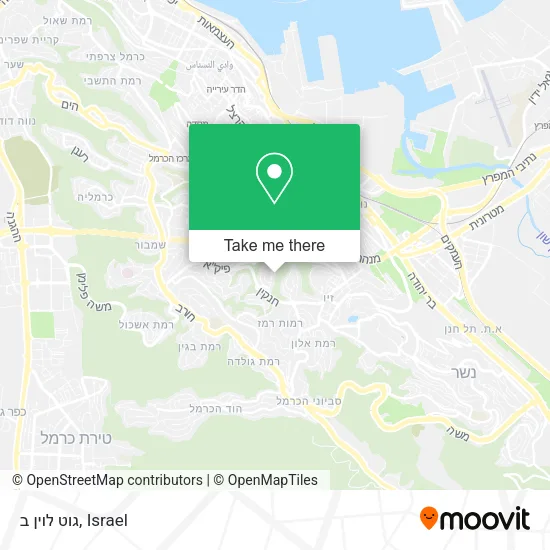 Карта גוט לוין ב