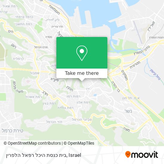בית כנסת היכל רפאל הלפרין map