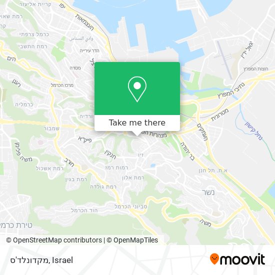 מקדונלד'ס map